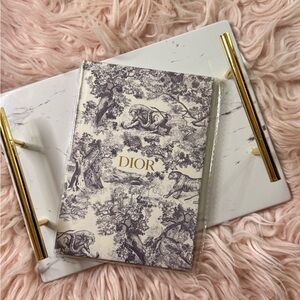 New Dior chinoiserie Novelty Black and White Journal with Gold Trim